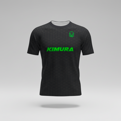 Kimura Black & Neon Green Rashguard