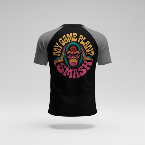 Kimura Club – “My Game Plan? SMASH.” Gorilla Rashguard