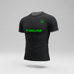 Kimura Black & Neon Green Rashguard