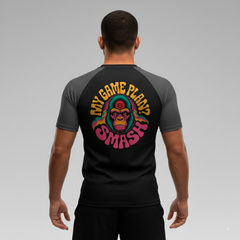 Kimura Club – “My Game Plan? SMASH.” Gorilla Rashguard