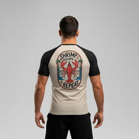 Shrimp Escape Repeat Rashguard – Kimura Club