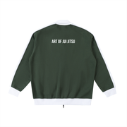 Kimura Contrast Trim Stand Collar Jacket