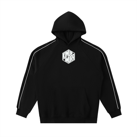 Kimura Contrast Piping Raglan Hoodie – Premium Street & Grappling Style