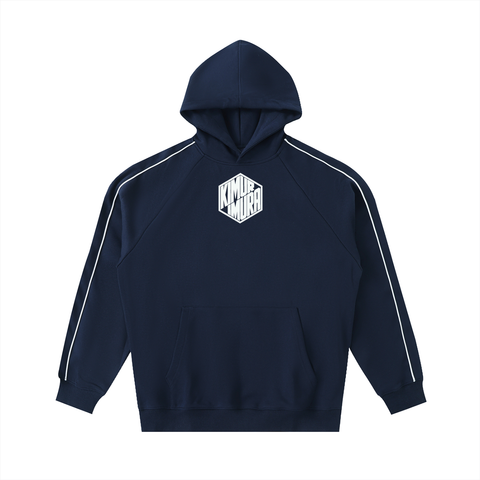 Kimura Contrast Piping Raglan Hoodie – Premium Street & Grappling Style