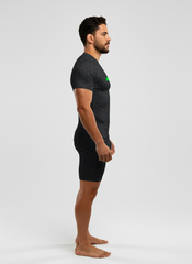 Kimura Black & Neon Green Rashguard