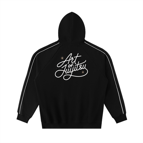 Kimura Contrast Piping Raglan Hoodie – Premium Street & Grappling Style