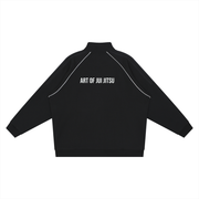 Reflection Striped Raglan Sleeve  Jacket