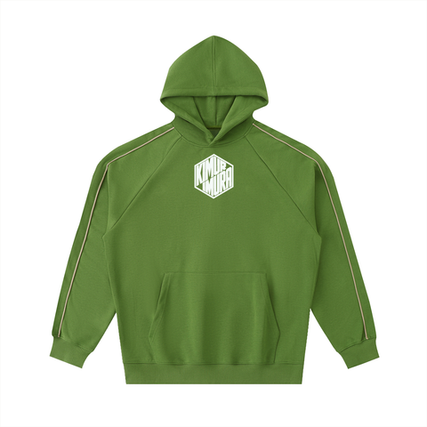 Kimura Contrast Piping Raglan Hoodie – Premium Street & Grappling Style