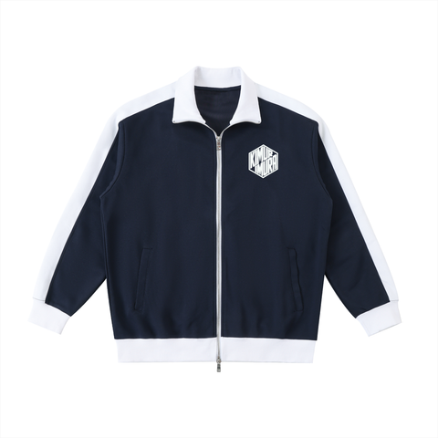 Kimura Contrast Trim Stand Collar Jacket