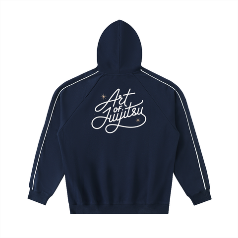 Kimura Contrast Piping Raglan Hoodie – Premium Street & Grappling Style