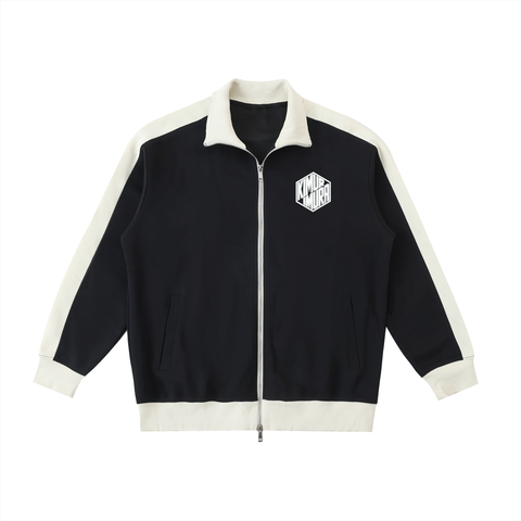 Kimura Contrast Trim Stand Collar Jacket