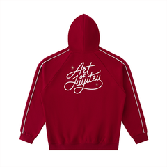 Kimura Contrast Piping Raglan Hoodie – Premium Street & Grappling Style