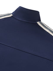 Contrast Side-Stripe Stand Collar Jacket Kimura Grappling Club